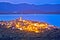 Murter island. Mediterranean town of Betina evening view, Island of Murter