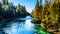 The Murtle River flowing to Whirlpool falls in the Cariboo Mountains of Wells Gray Provincial Park, BC