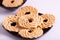 Murukku is a savoury snack from India