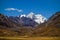 Mururahu snowpeak, at Huascaran National Park