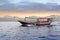 Muscat, Oman, a cruise on a traditional Arabian boat Dhow.