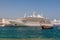 MUSCAT, OMAN - FEBRUARY 22, 2017: The Fulk al Salamah, yacht of Sultan Qaboos, moored in Mutrah por