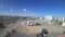 Muscat road after coronavirus cinematic time-lapse of with the beautiful cloud and sky in Day time high angle Azaiba Muscat Oman C