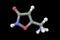 Muscimol molecule, 3D illustration