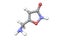 Muscimol molecule, 3D illustration