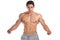Muscles flexing posing bodybuilder bodybuilding strong muscular
