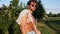 Muscular Shirtless Hunk Man Outdoor in Countryside