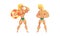 Muscular Young Man Beach Lifeguard, Professional Rescuer Character in Swimwear Set Cartoon Vector Illustration