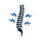 Musculoskeletal disorders icon. Simple editable vector illustration