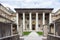 The Museo Lapidario Maffeiano courtyard near Piazza Bra in Verona, Italy