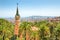 Museum of Antoni Gaudi in park Guell