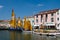 Museum of boats in the Porto Canale Leonardesco of Cesenatico, Emilia Romagna