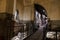 Museum and catacombs in Italy, travel in Napoli city, Europe
