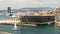 Museum of European and Mediterranean Civilizations near pier in Marseille