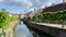 Museum Flehite on a sunny day with a cloudy sky in the background,  Amersfoort, the Netherlands