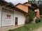 Museum, information sign, Leymebamba, Chachapoyas, Amazonas, Peru, South America