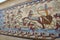 Museum on an island in Cairo. A mural depicting a pharaoh and a battle in ancient Egypt.