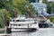 museum ship mannheim is docked in the cologne Deutz