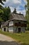 Museum of Slovak Village in Martin: Orava region - Cabinet log buildings for grain storage