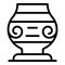 Museum vase icon outline vector. Culture artwork