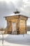 Museum of Wooden Architecture, Kolomenskoye. Snowfall