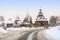 Museum of Wooden Architecture, Suzdal. Caption: parking, restaurant, veranda