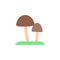 Mushroom alternative medicine icon. Simple color vector elements of alternative medicine icons for ui and ux, website or mobile