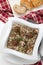 Mushroom Barley Soup with Mini Meatballs