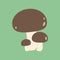 Mushroom champignon icon