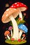 Mushroom clipart design in illustration generated by ai