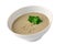 Mushroom cream soup, isolated