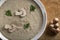 Mushroom creamy soup