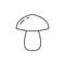 Mushroom outline icon