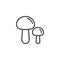 Mushroom Plant outline icon