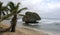 Mushroom Rock on a Beach