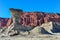 The Mushroom rock formation in the Ischigualasto National Park,