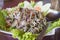 Mushroom spicy salad