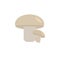Mushroom, wild animated vector illustration