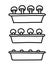 Mushrooms growing Indoors seedlings stages. Mushroom shoots tray. Growing mycelium at home. Development stage animation