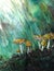 Mushrooms in the Rain