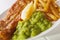 Mushy Peas with Fish and Chips