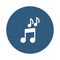 Music beats Vector icon which can easily modify or edit