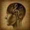 Music brain musical mind genius notes composer