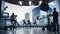 Music Clip Studio Set: Shooting Hip Hop Video Dance Scene with Three Professionals Dancers Perform