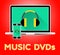 Music Dvds Indicates Compact Discs 3d Illustration