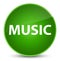 Music elegant green round button