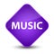 Music elegant purple diamond button