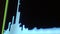 Music Equalizer bar. Audio waveform equalizer on black background