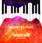 Music festival poster background. Jazz piano music cafe promotional