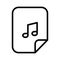 Music file icon